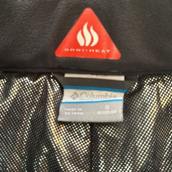 Columbia Insulated Arctic Trip Snow Omni Tech Waterproof Green Winter Pants - Picture 12 of 16